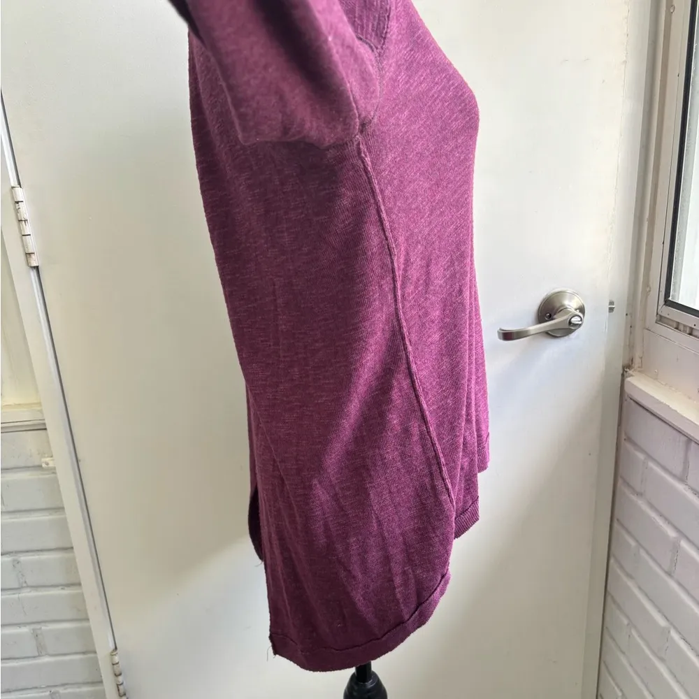 We The Free Tara Split Back Turtleneck Thermal Sweater small boho layered staple - Image 6