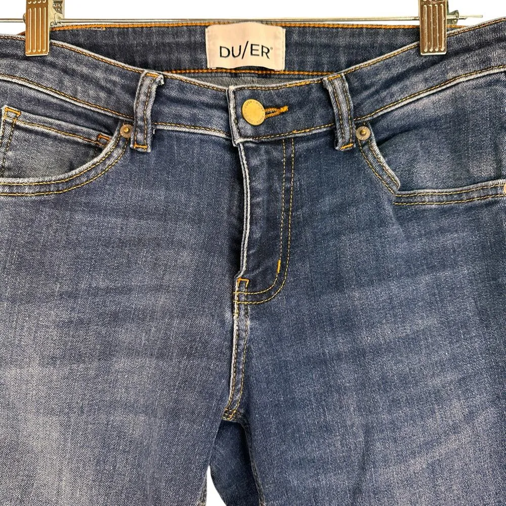 DU/ER Performance Denim Women's Girlfriend Jeans Size 25 Blue - Image 2