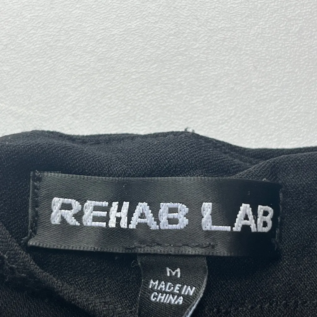 Rehab Black Straight Leg Women's Trousers with Gold Accents - Image 6