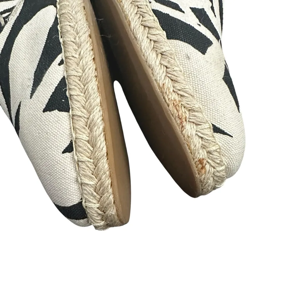 NEW M. Gemi Agio Floral Tropical Print Espadrilles 39.5 Tan Size 8.5 - Image 6