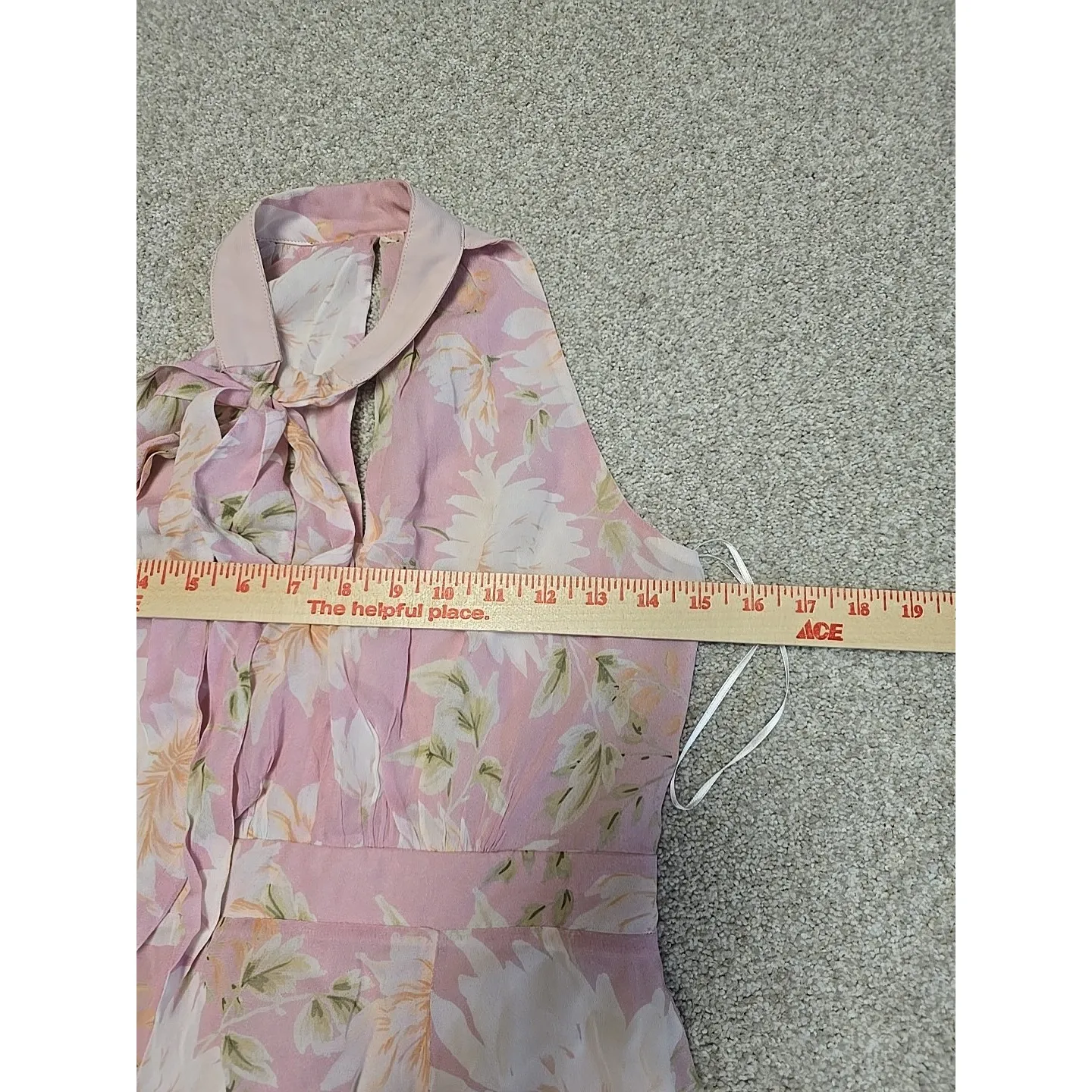 Revolve‎ Yumi Kim High Demand Maxi Dress Pink Floral Sz XS Wedding - Image 9