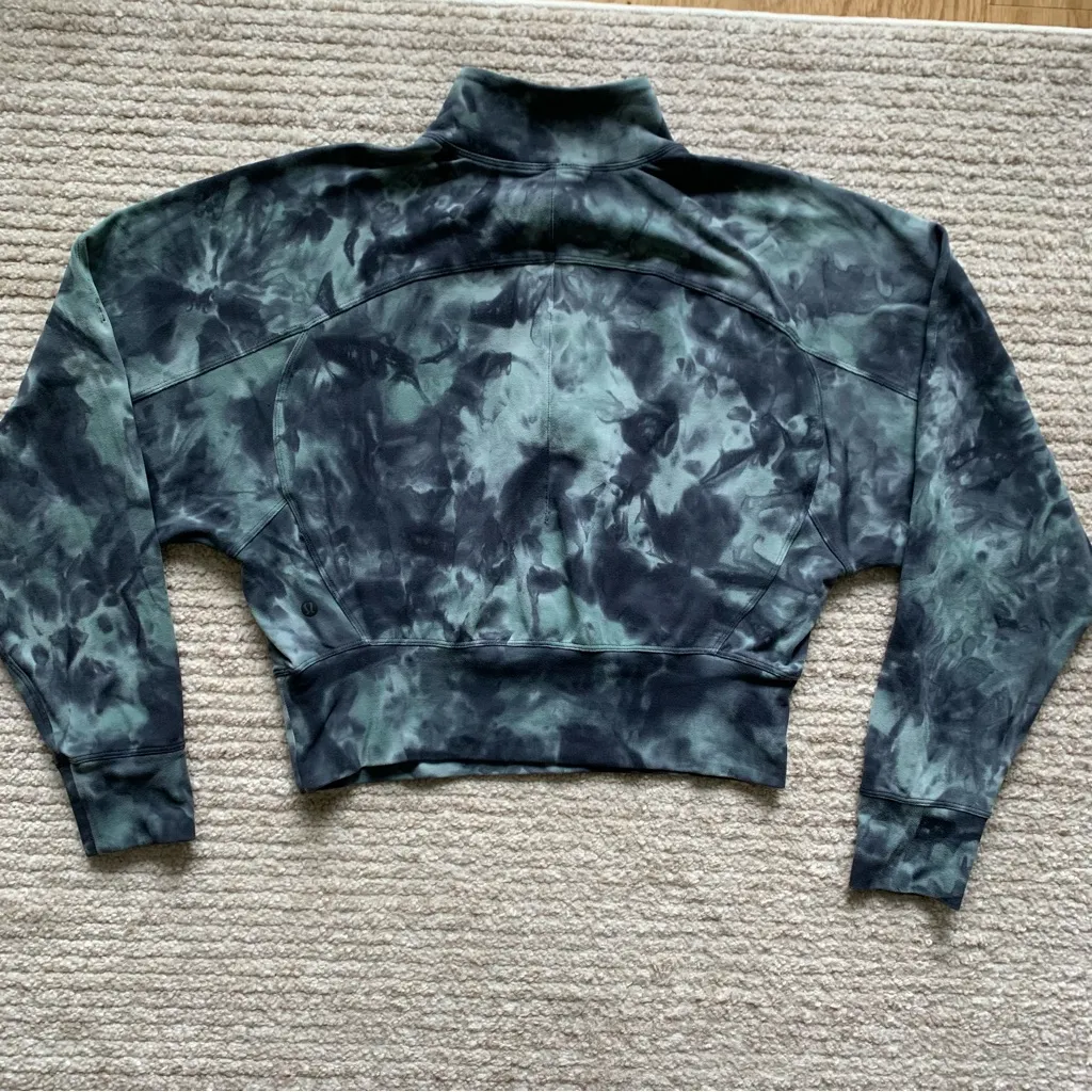 Lululemon Ready To Rulu Half Zip Pullover Diamond Dye Size 4 - Image 3