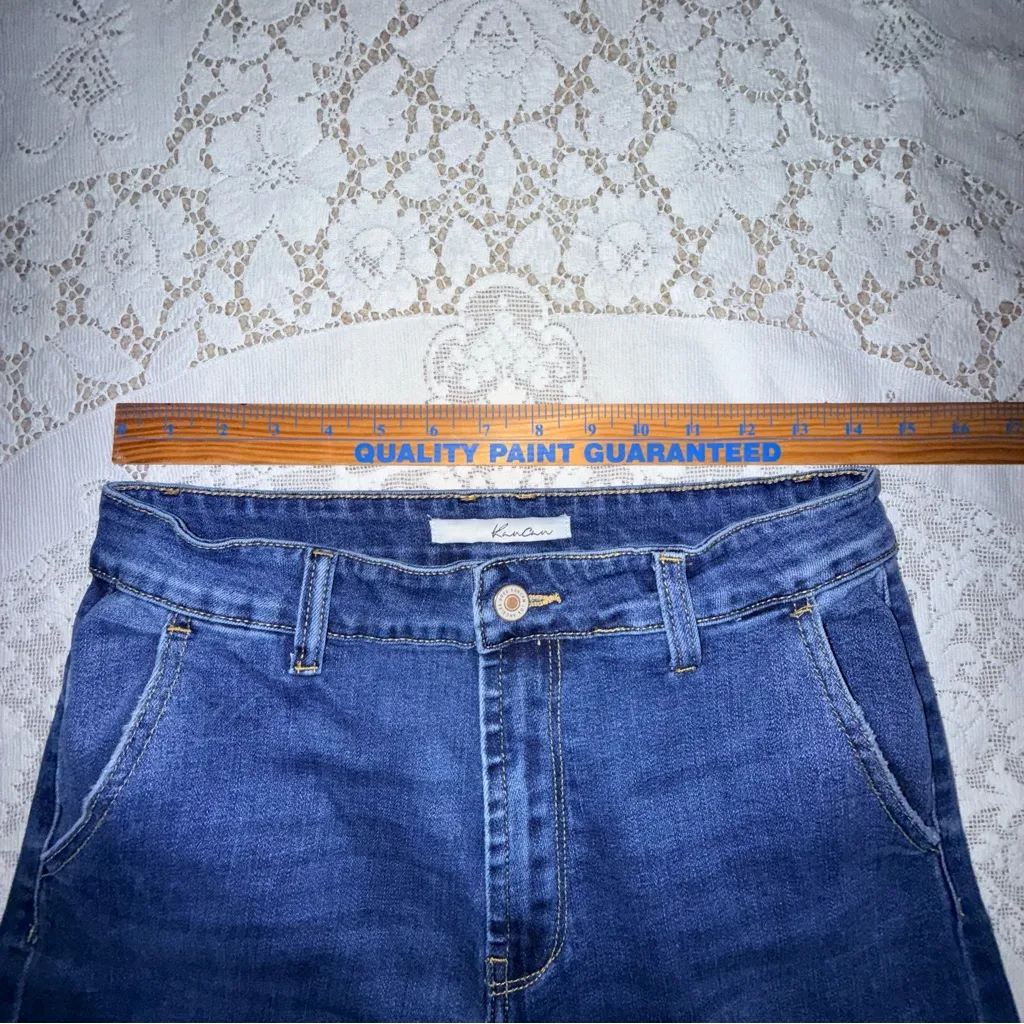 KanCan Estilo High Rise Wide Leg Women's Trouser Jeans size W9 - Image 5