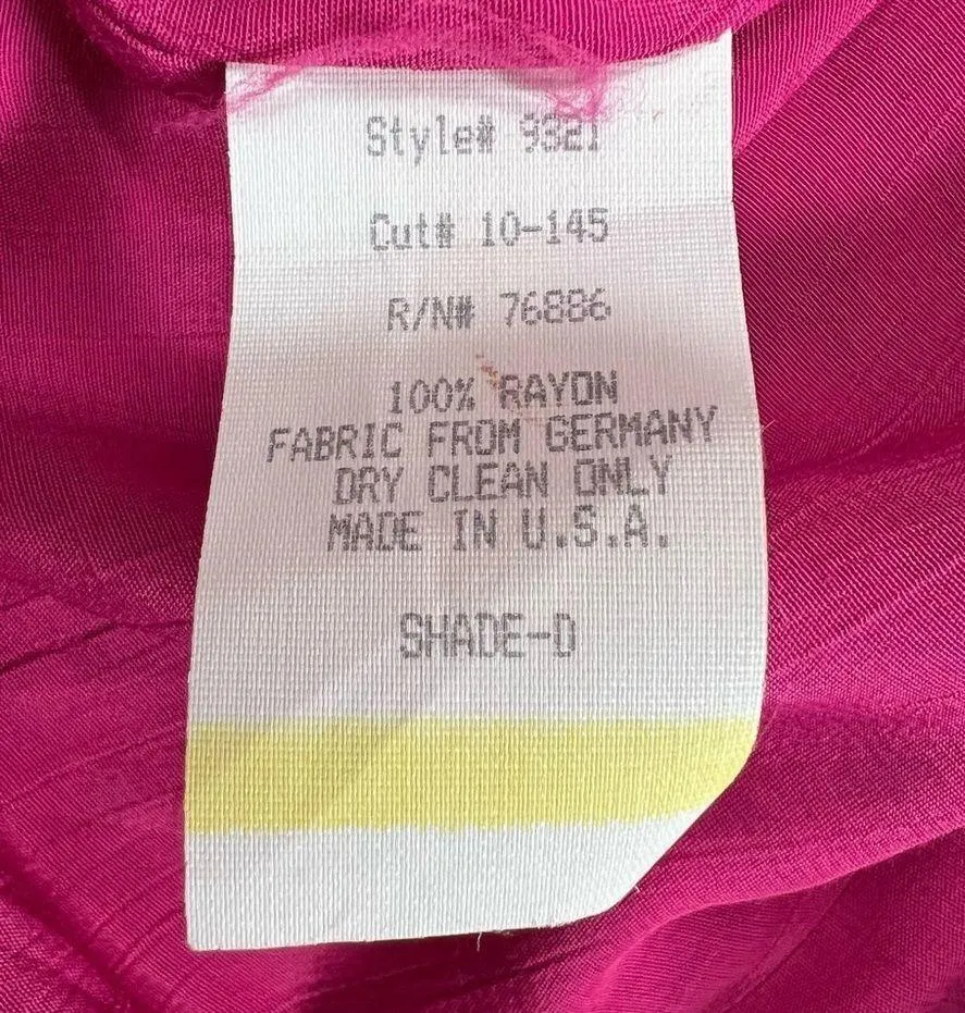 Vintage 80’s Platinum Dorothy Schoelen Retro Houndstooth 2PC Skirt Suit Black Size M - Image 7