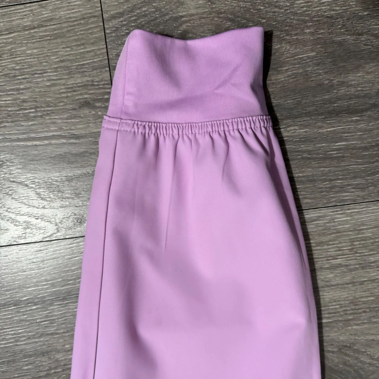 MEDCOUTURE Insight Womens Jogger Scrub Pants Lilac Cargo Pockets Drawstring XL Purple - Image 5