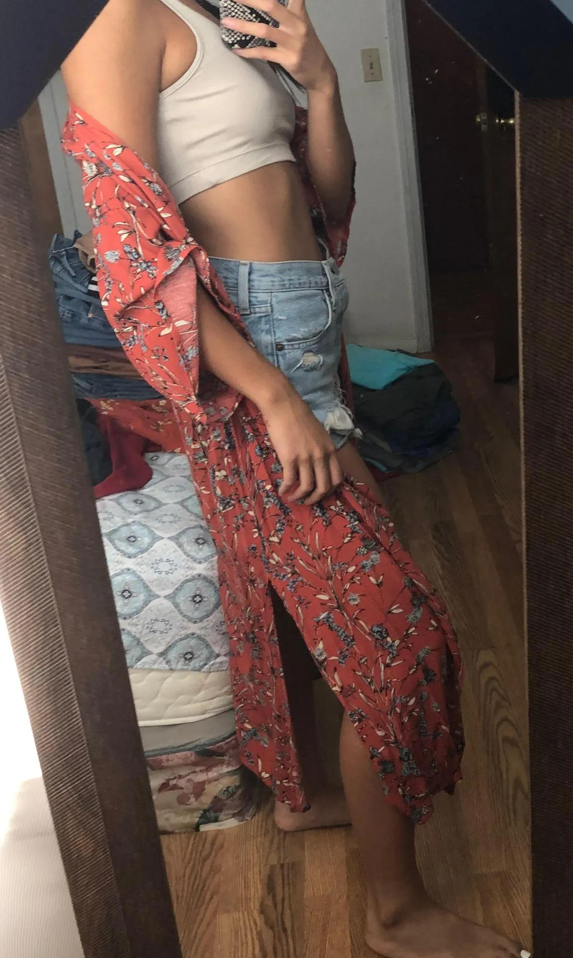 Tilly's Boutique Floral Kimono - Image 2