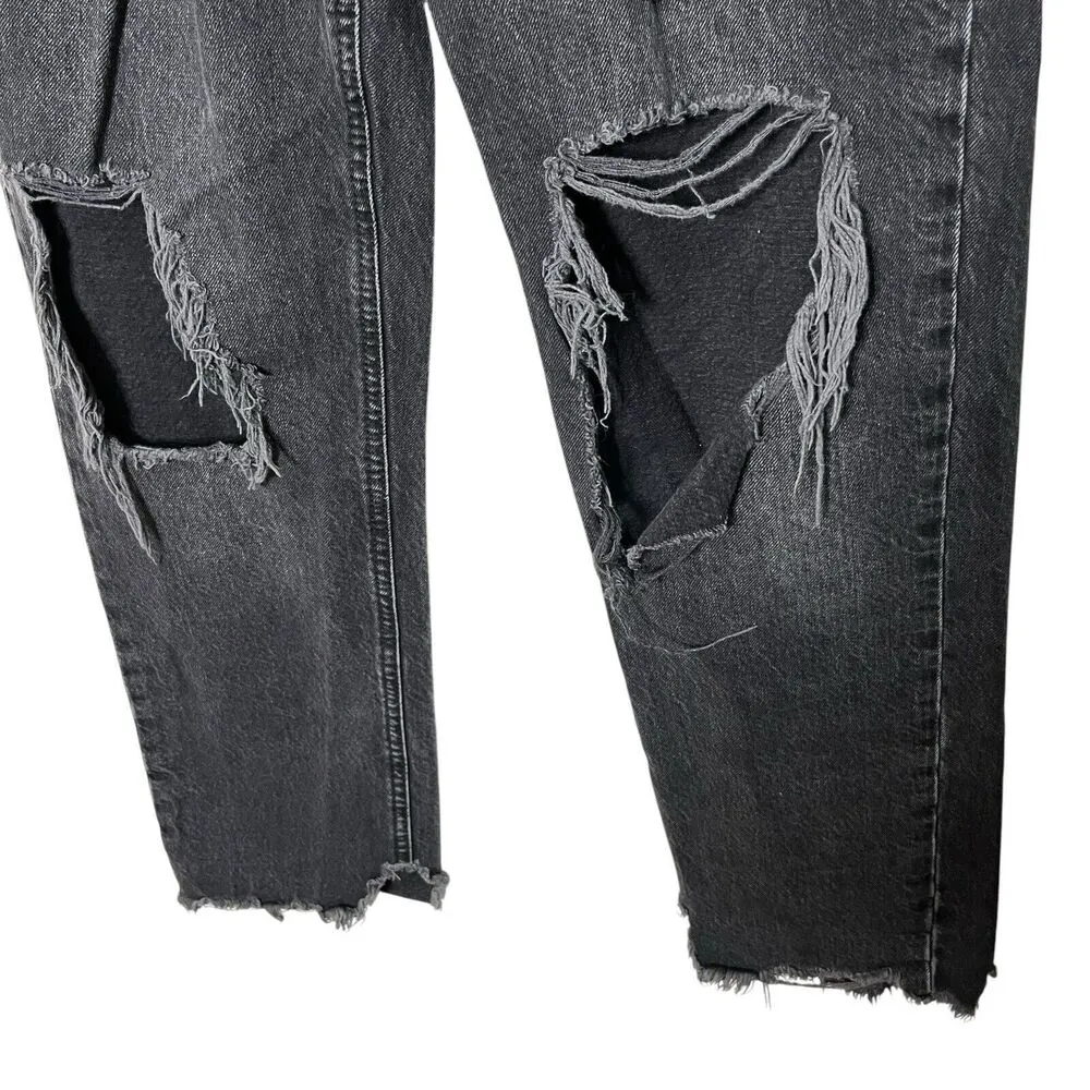Free People We The Free Baggy Boyfriend Jeans Women's Size 27 Distressed - Image 7
