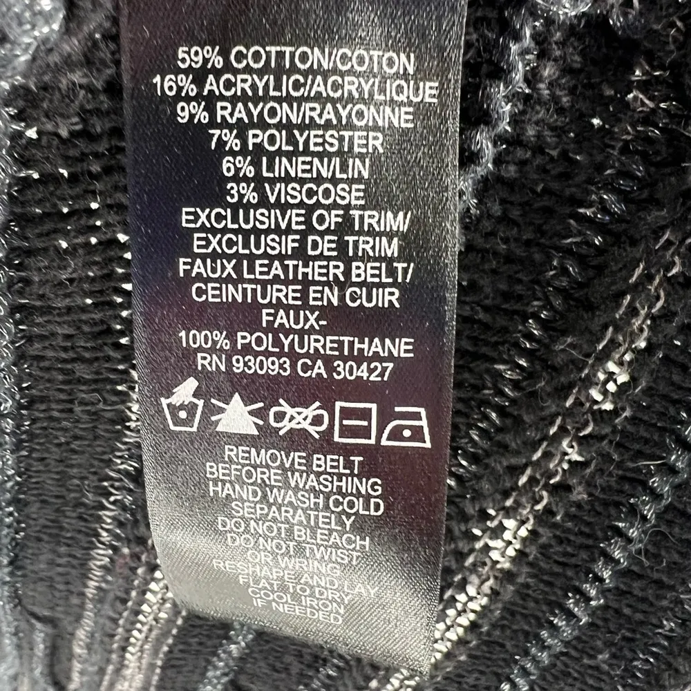 Nic+Zoe sleeveless lightweight fringe long vest black M festival concert - Image 7