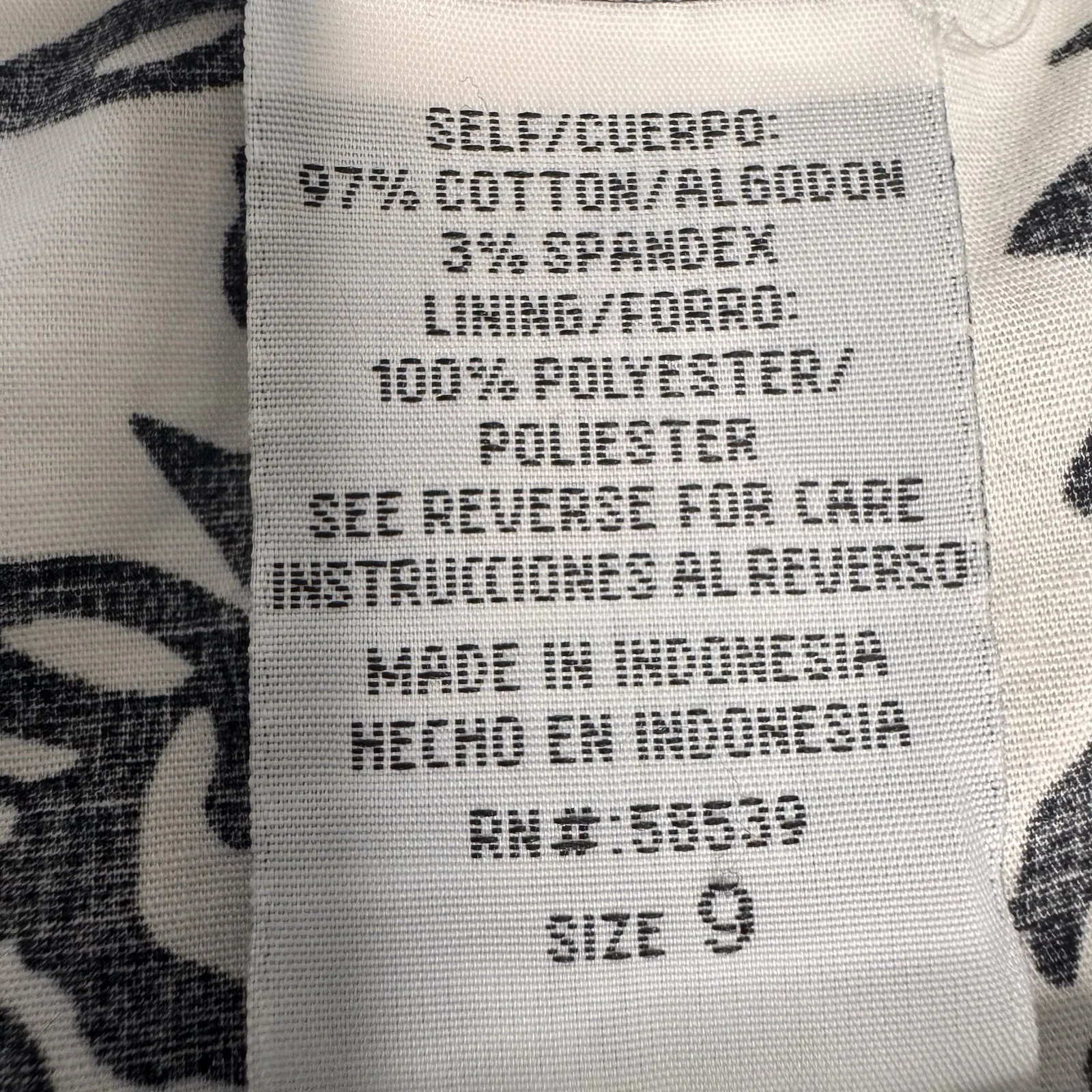 Speechless Y2K Sundress Juniors Size 9‎ Black White Floral Print Halter  Cotton - Image 13