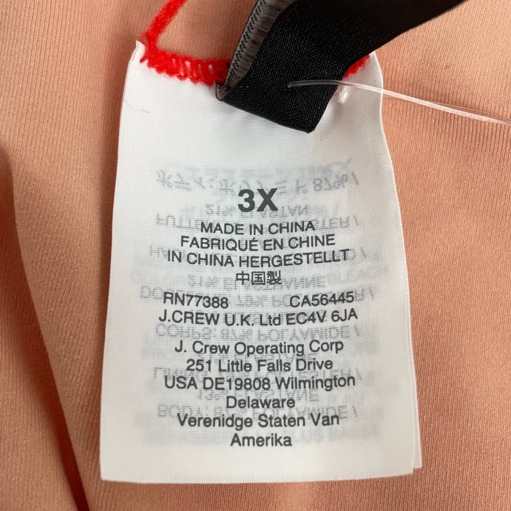 J. Crew Side Ring Bikini Bottoms Pumpkin Orange Size 3X - Image 6