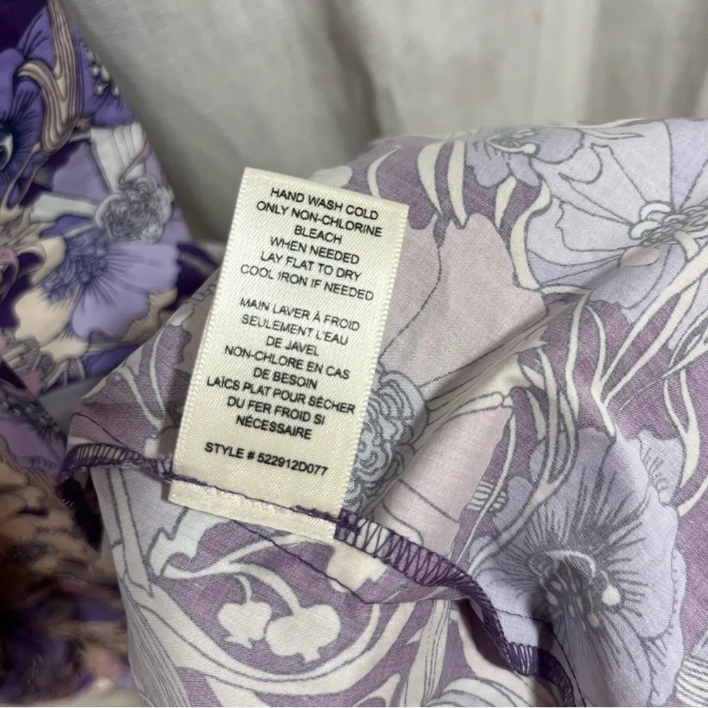 Rebecca Taylor Poppy Field Wrap Dress - Purple - Image 8