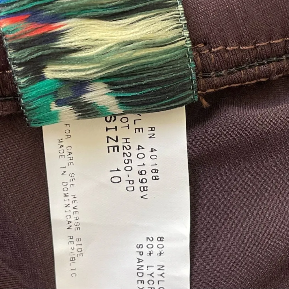 La Cabana brown bathing suit skirt bottom Brown Size 10 - Image 8