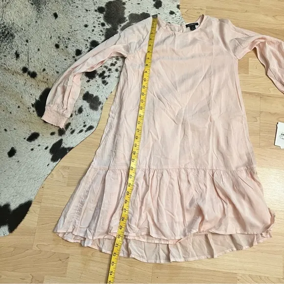 SOMETHING NAVY Blush‎ Pink Mini Dress Ruffle Hem Size 8 NWT - Image 7