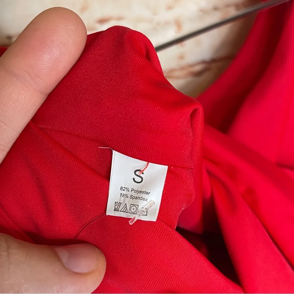 Red One Shoulder One - Image 2