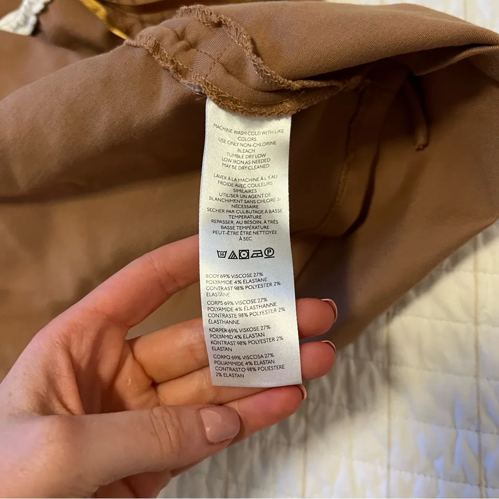 Anthropologie Strapless Side-Tie Ruched Top - Image 7