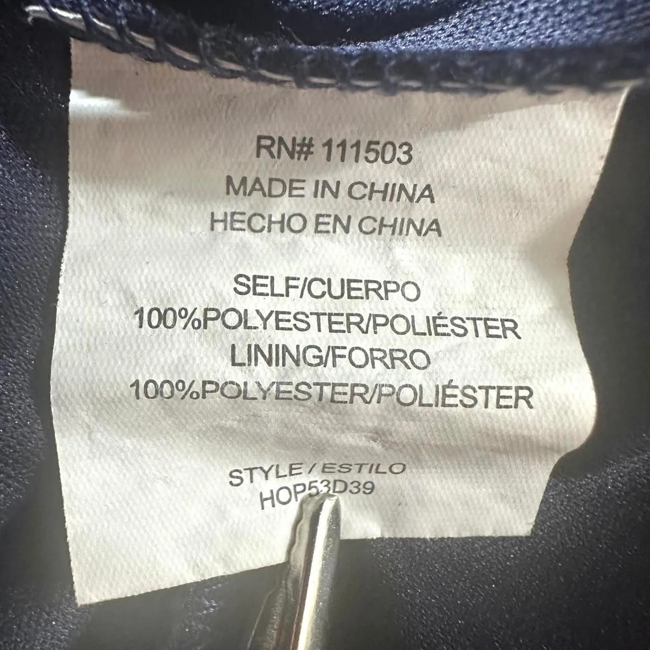 FIG AND FLOWER Navy Yellow Paisley Button Peasant Blouse V Neck Women M Bohemian Blue Size M - Image 6