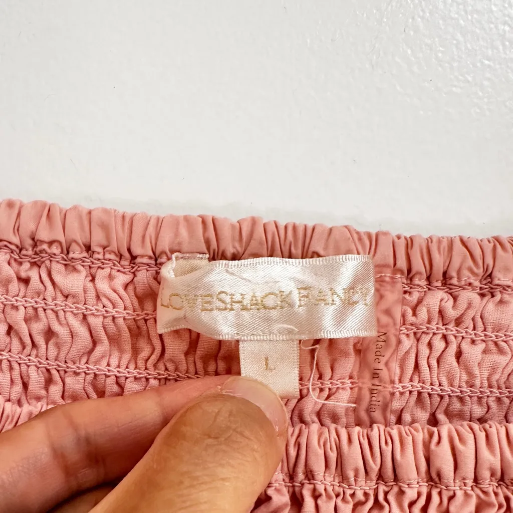 LoveShackFancy Ava Puff Sleeve Smocked Dress - Image 9