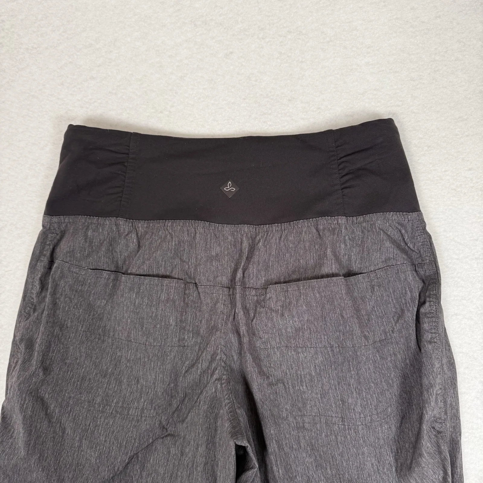 Prana Summit Jogger Pants Womens Small Black Gray Heathered 1963671 Hiking Yoga - Image 4