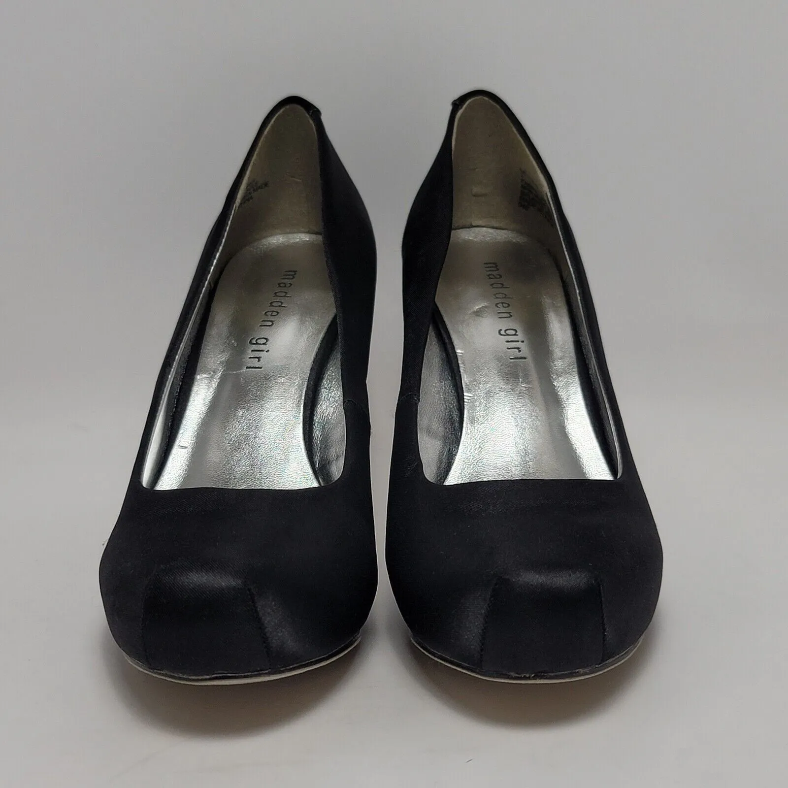 Madden Girl Getta Rhinestone Embellished Heel Pump Shoe Size 7 Black - Image 6