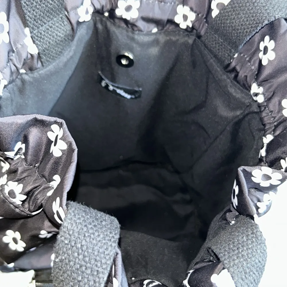 Art Class Retro Floral Drawstring Backpack Daisy Pattern - Image 6