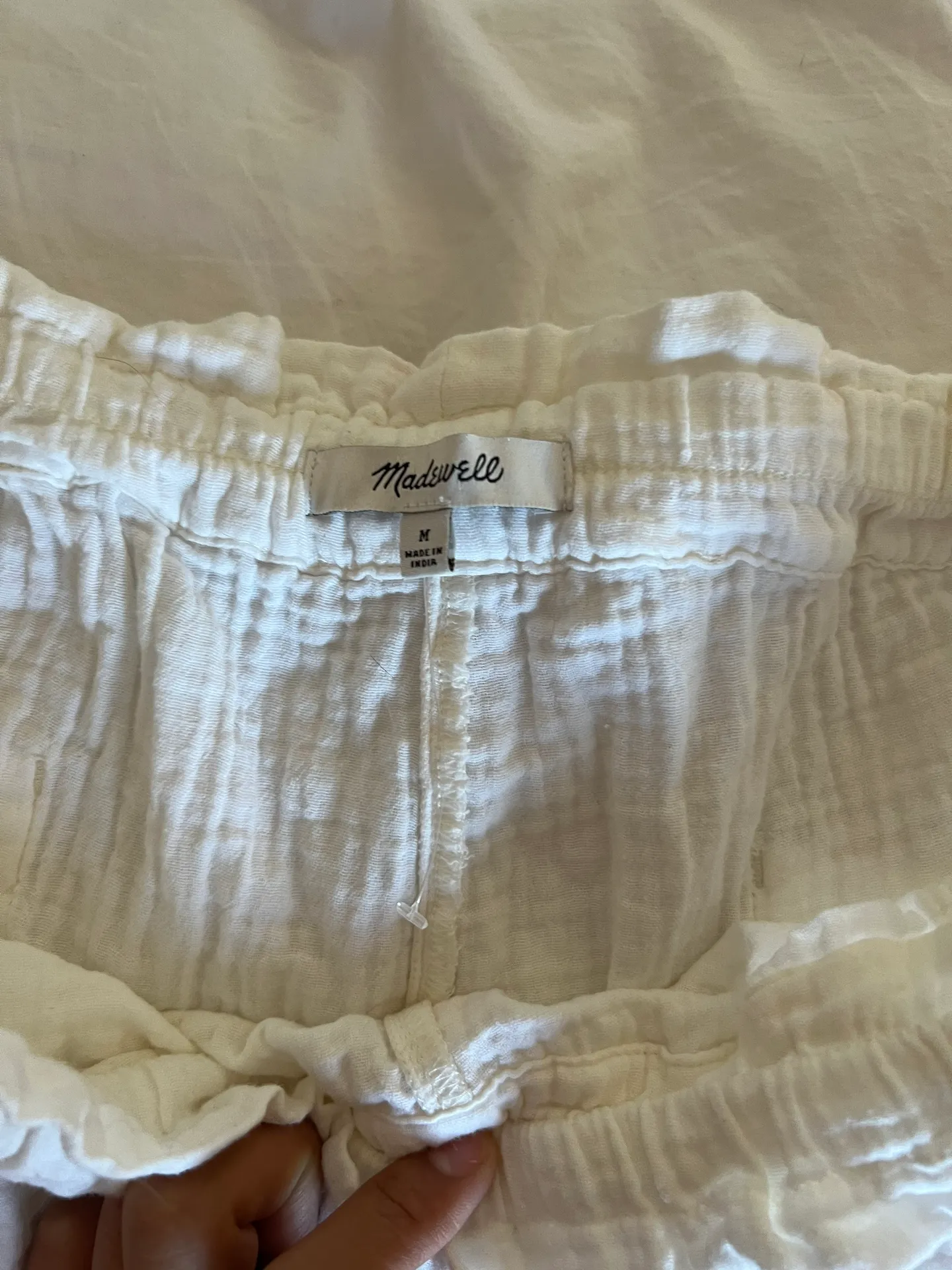 Madewell white linen pants  - Image 5