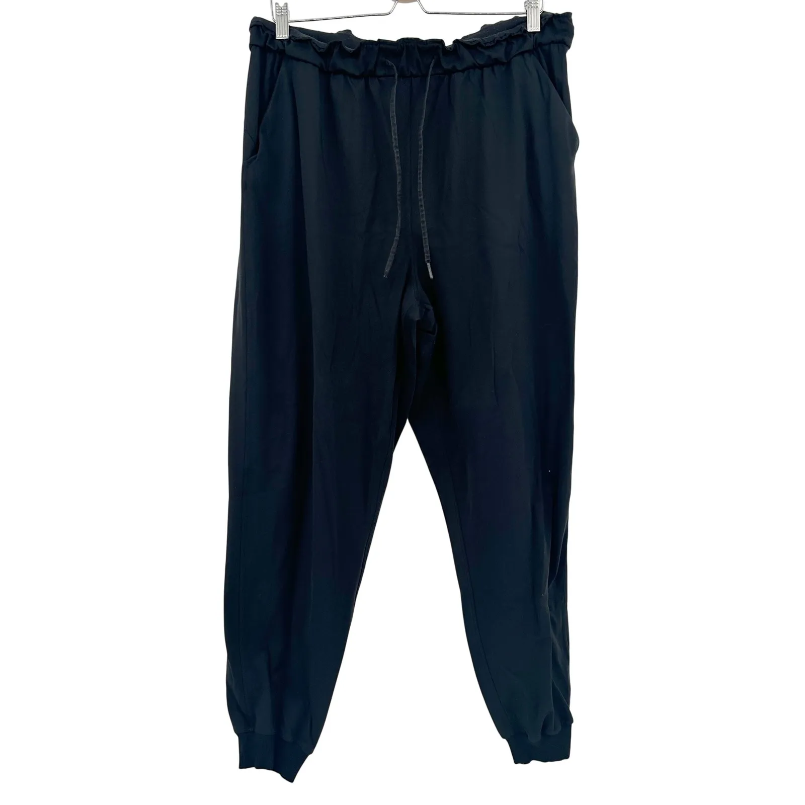 Lululemon Womens Stretch High Rise Athleisure Lounge Travel Jogger Pants Size 14 - Image 3