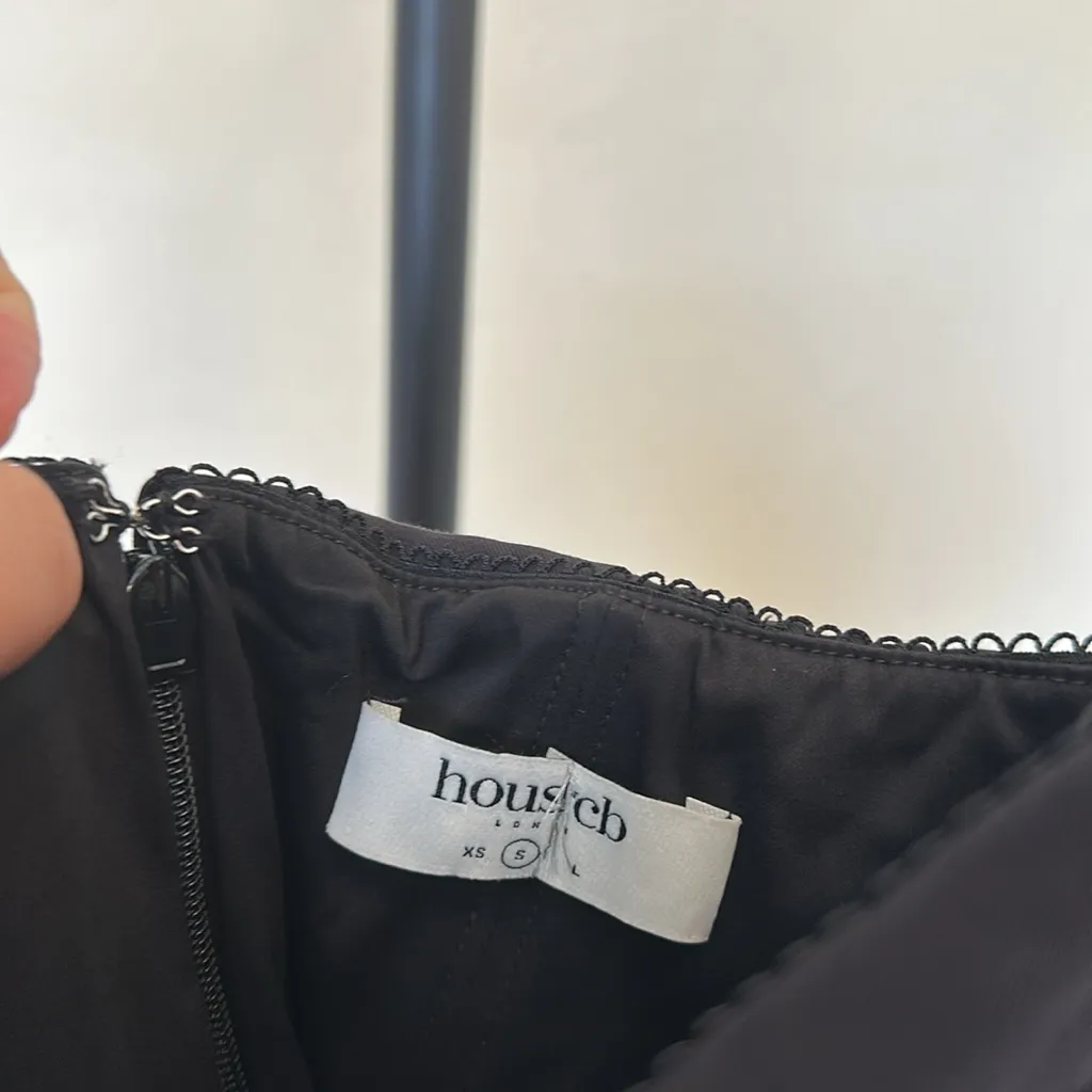 HOUSE OF CB 'Lova' Black Corset Maxi Ball Gown‎ Dress sz S NWOT - Image 5