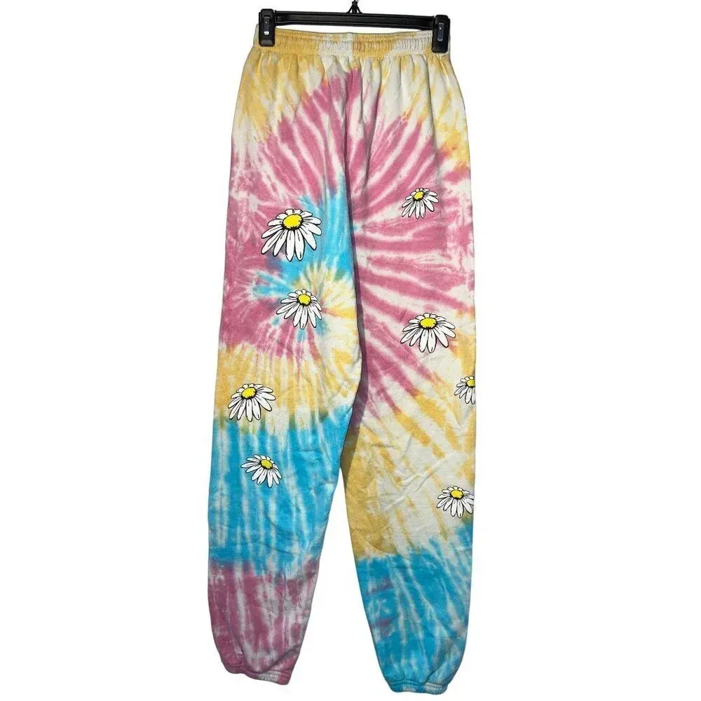 By Samii Ryan All I Want Sweatpants in Tie Dye XSmall Womens Joggers Pink Size XS - Image 5