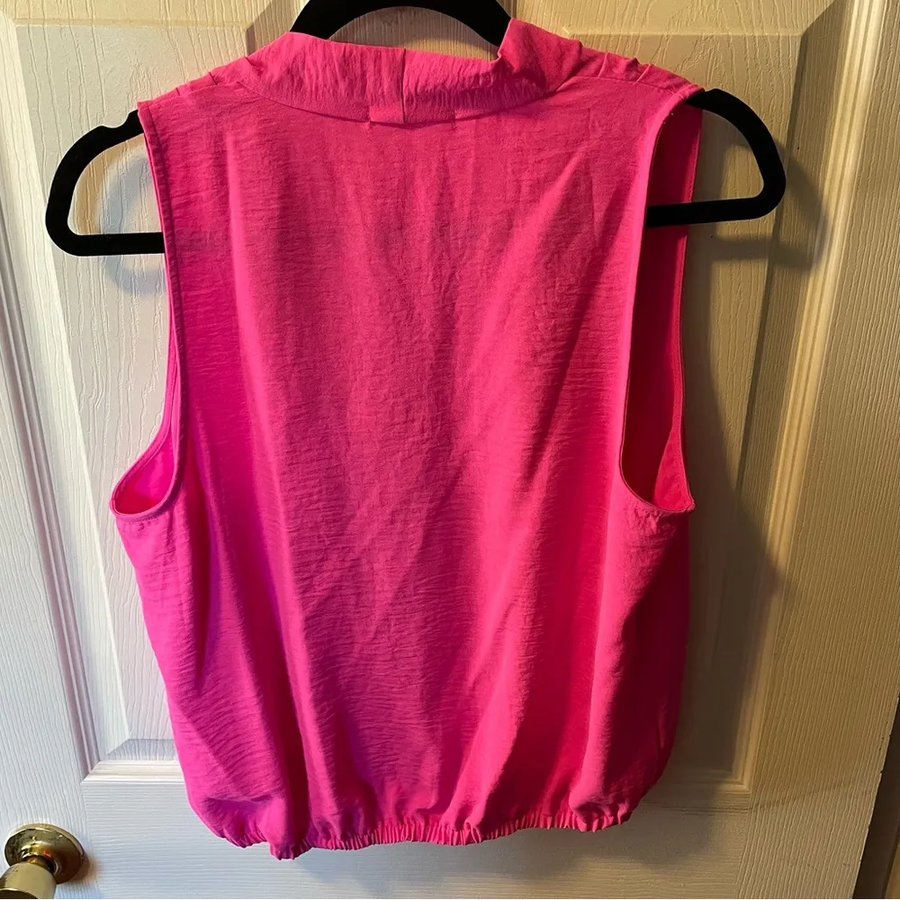Timing pink Surplice Tank NWOT - Image 2