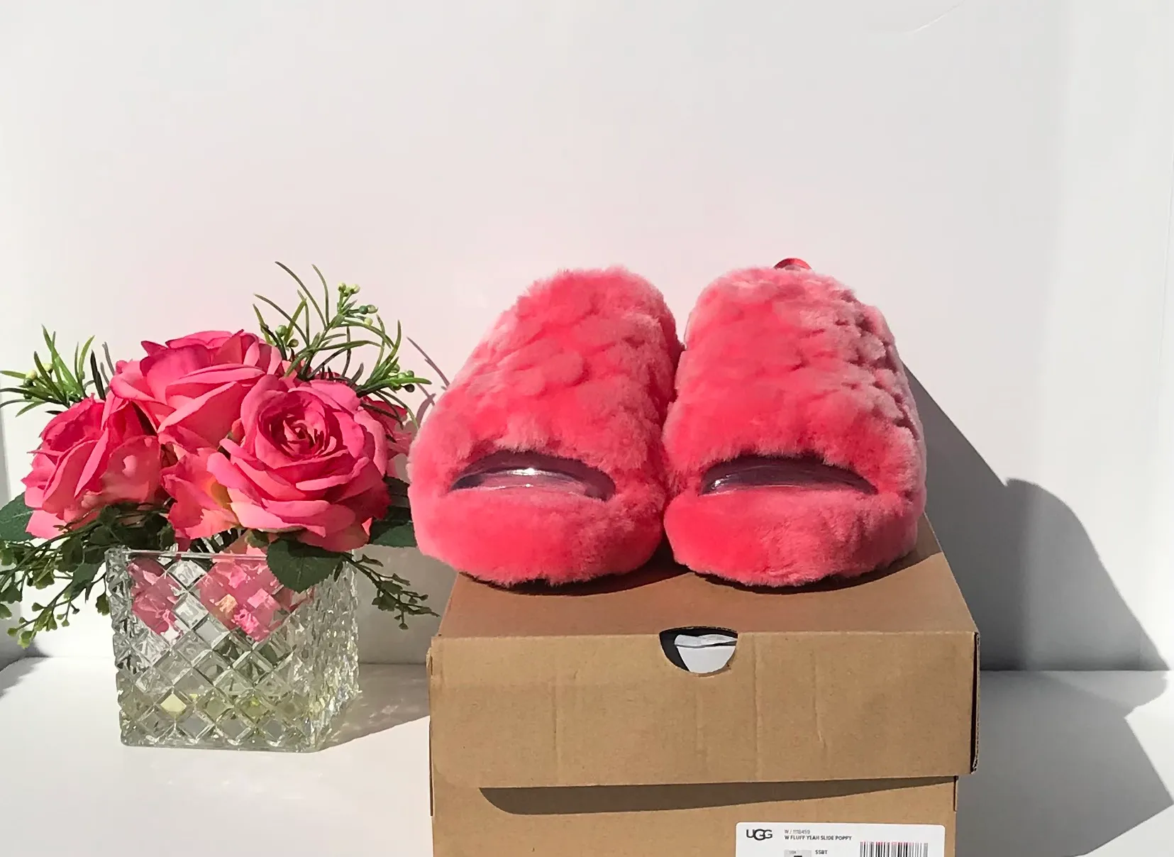 UGG Fluff Yeah Slide poppy  - Image 7