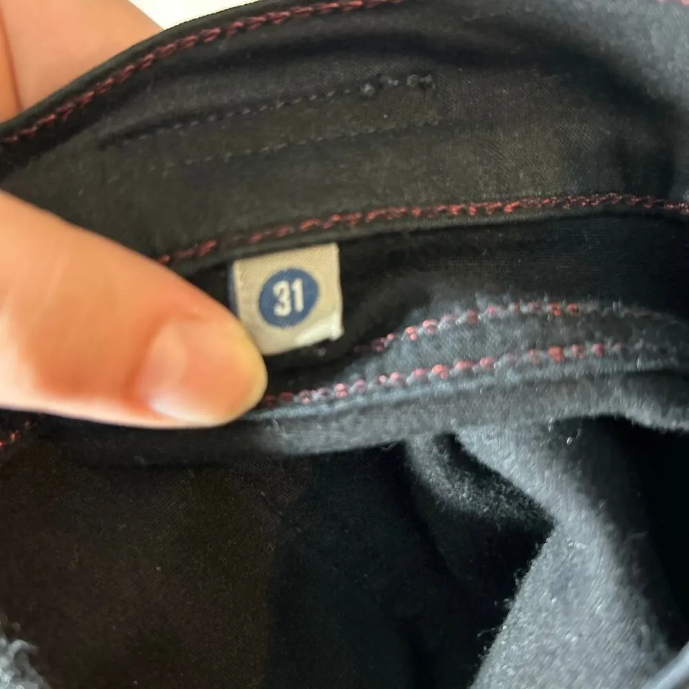 Citizens of Humanity Jeans 31 Black Thompson Medium Rise 29" Skinny Stretch - Image 16