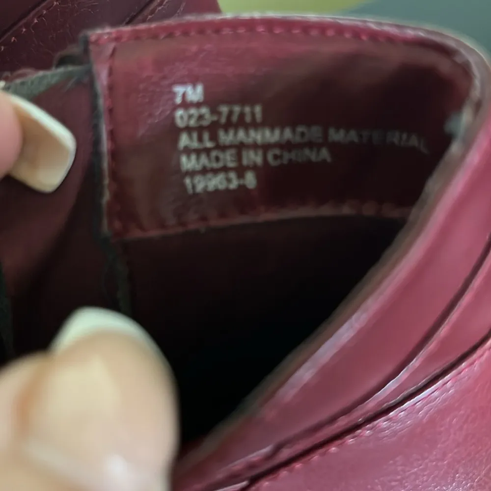 Worthington Reddish Brown Ankle Side Zip Boots - Image 2