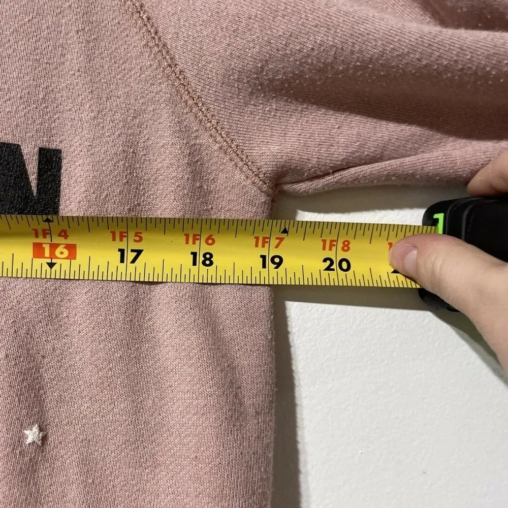 Junk Food Stay-Cation Pink Star Print Crew Neck Sweatshirt Size Small Loungewear - Image 7