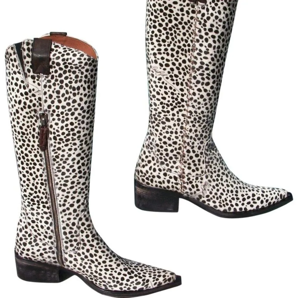 Donald Pliner Western Couture Boot New Chitta Hair Calf Leather New $950 NWT Black Size 5.5 - Image 3