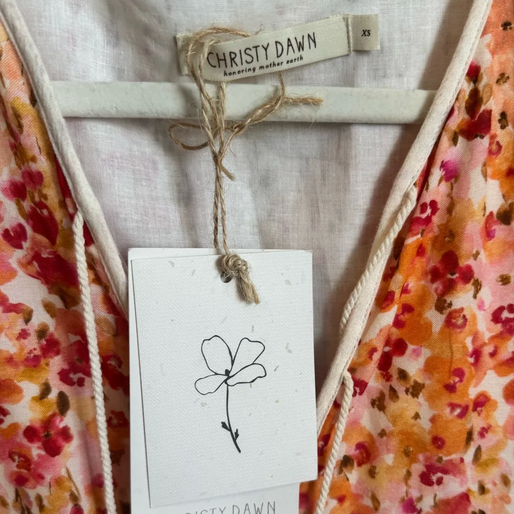 Christy dawn Paloma dress in sunset gladiola XS NWT - Image 7