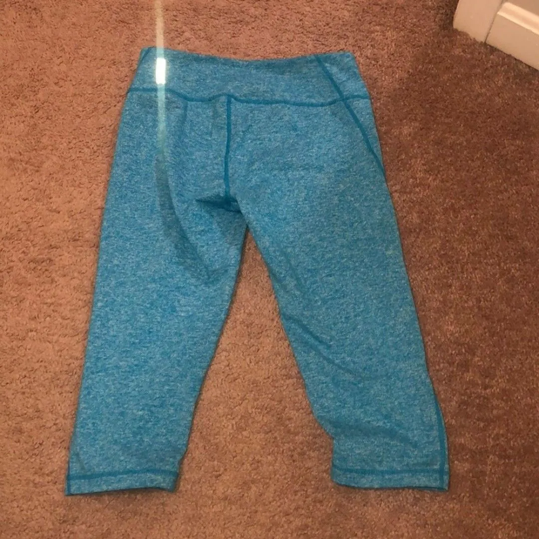 Zella Heathered light blue leggings - Image 2