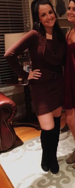 Y2K Brown Sweater Dress - Image 3