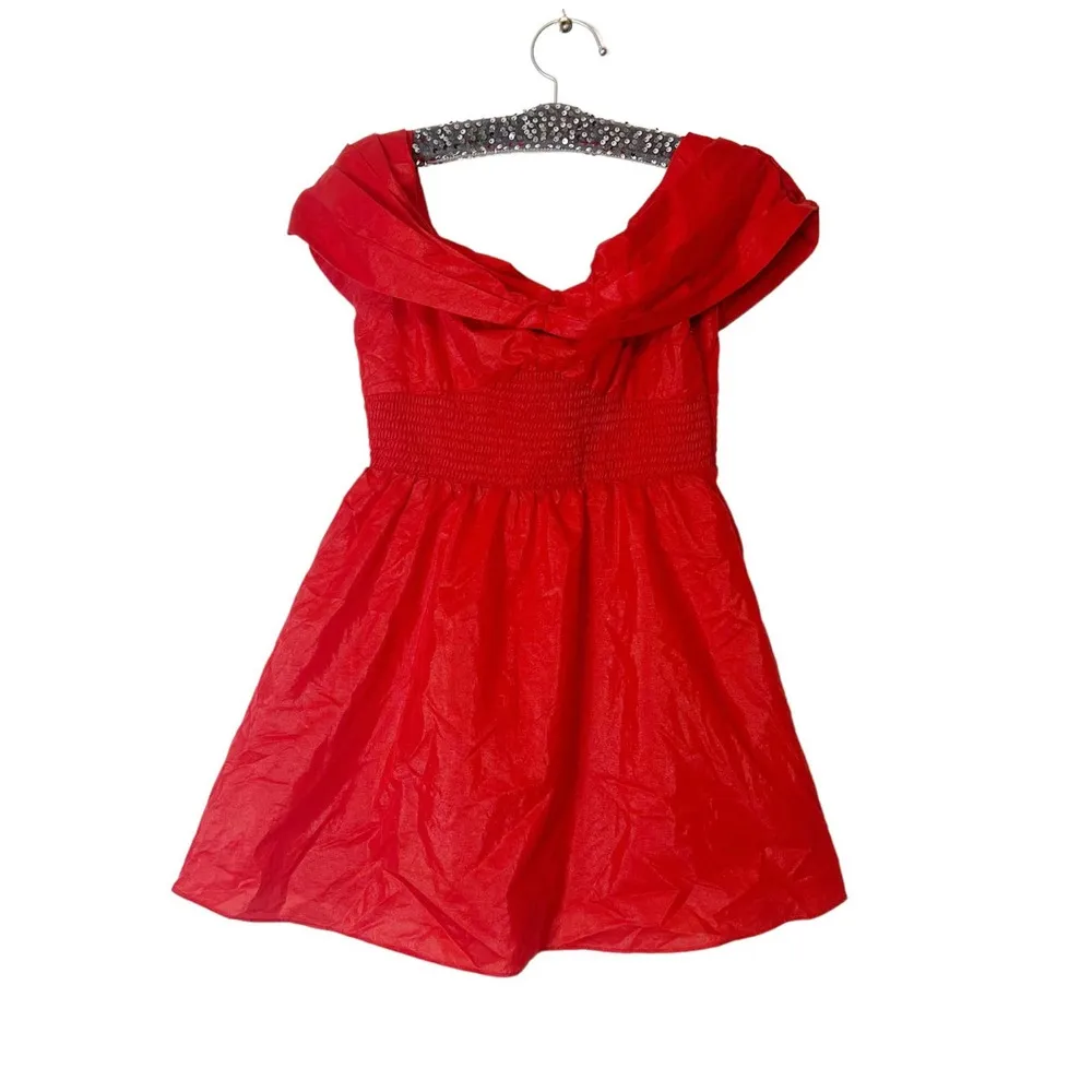 NWT L’Academie off the shoulder mini dress - Image 7
