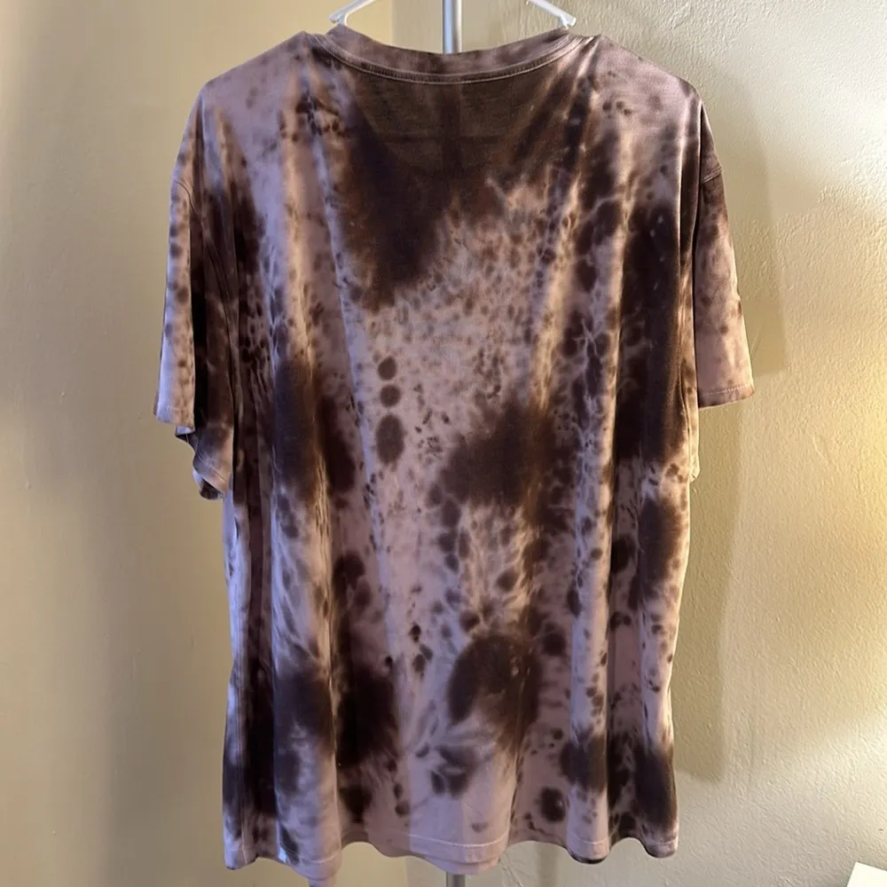 Lululemon Tie Dye Brown/Purple T shirt Sz 12 - Image 3