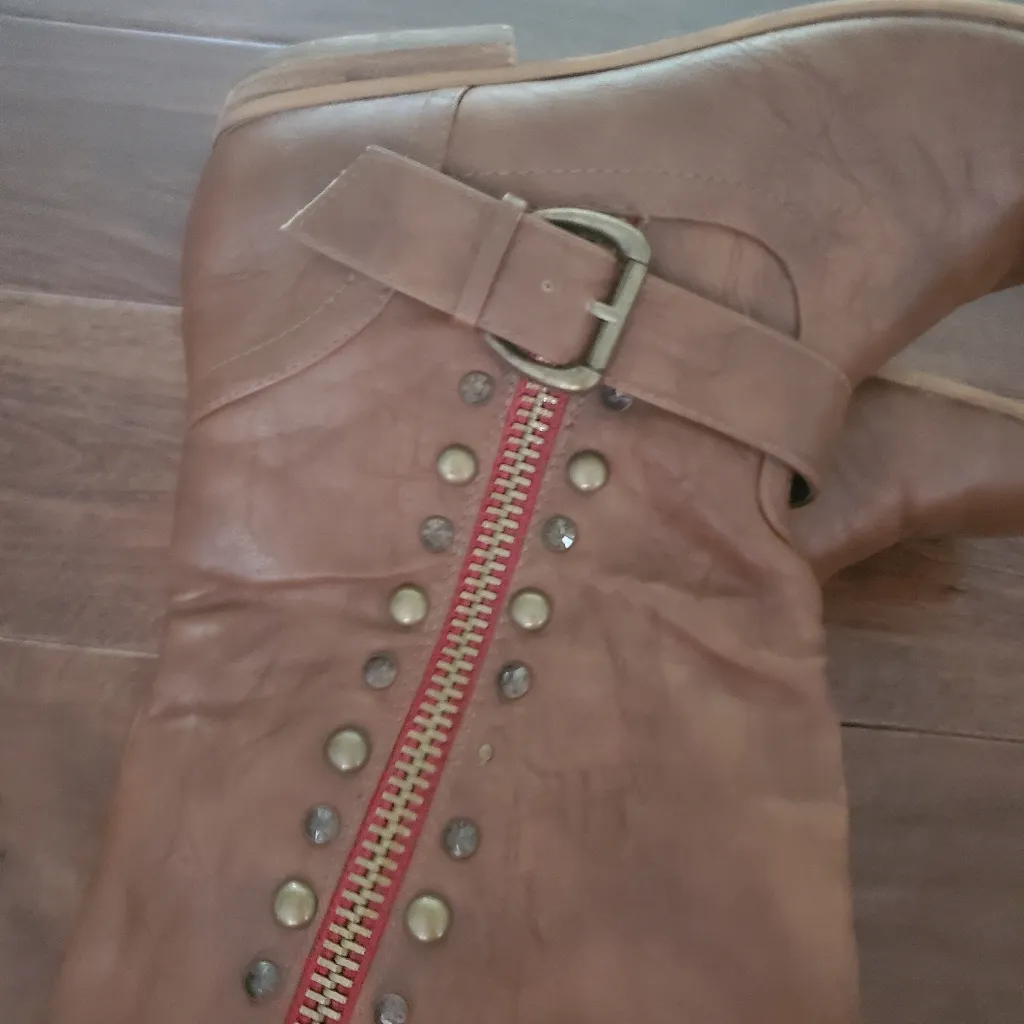 Not rated brown tall boots size 8 women's - Image 4