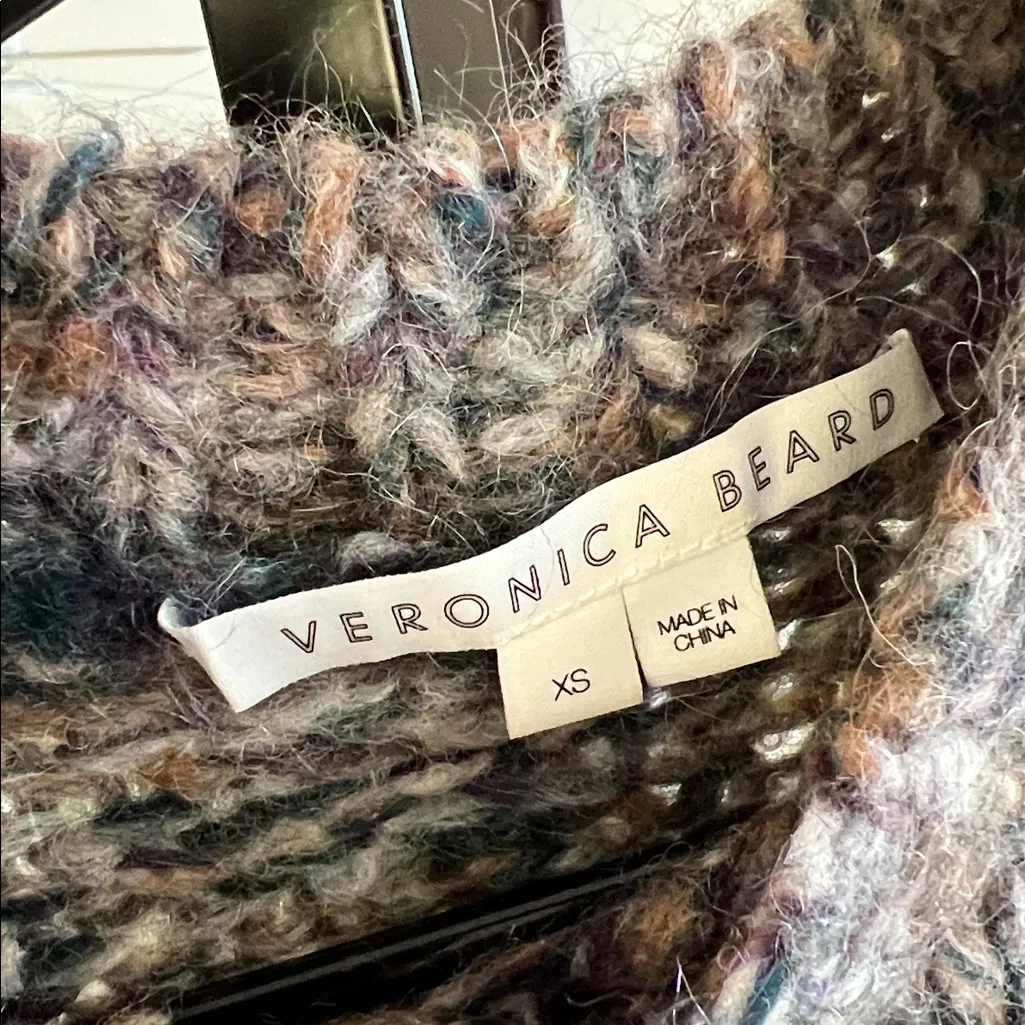 Veronica Beard Chaya Space Cropped Sweater XS - Image 4