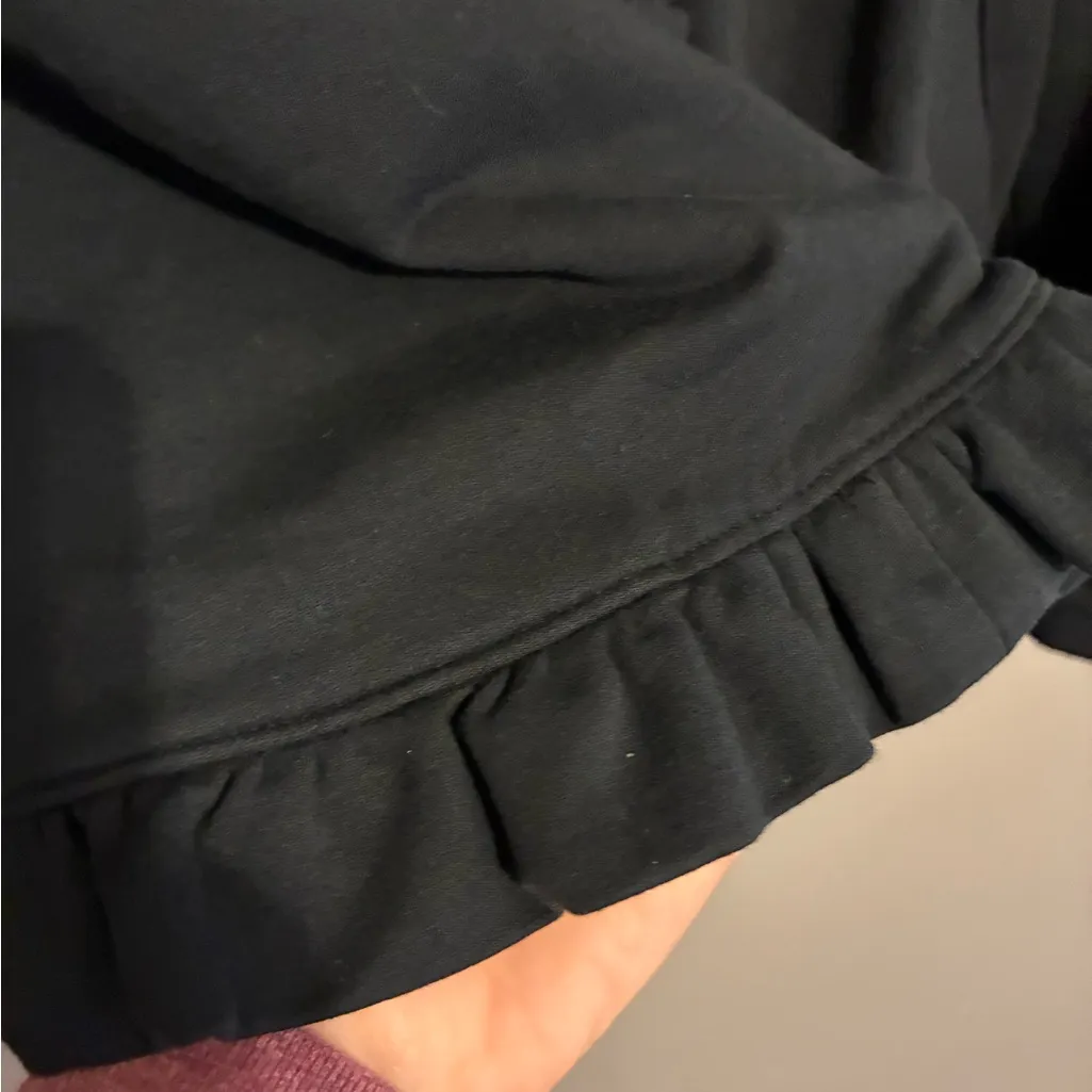 Matilda Jane Black Ruffled Lightweight Jacket - Eco aesthetic - Utility Chic - Image 7