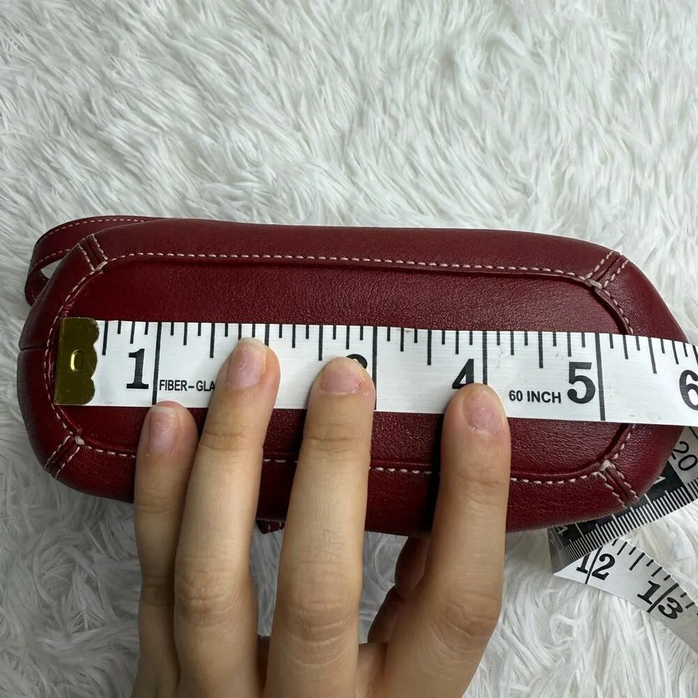 Vintage COACH y2k  Red Demi Legacy Mini Duffle bag - Image 14