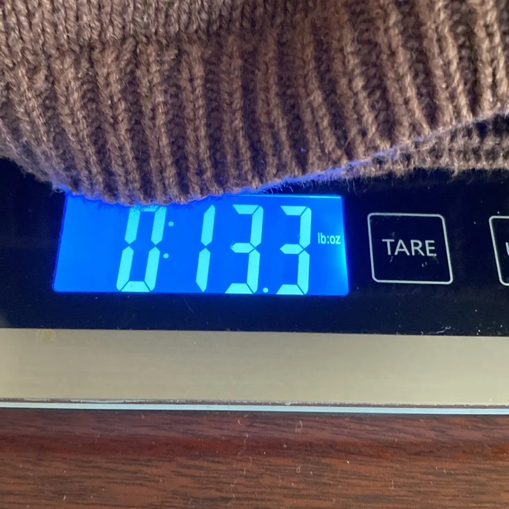 Cabin creek Vintage  Button Front Sweater Vest Brown knit Size Medium - Image 7