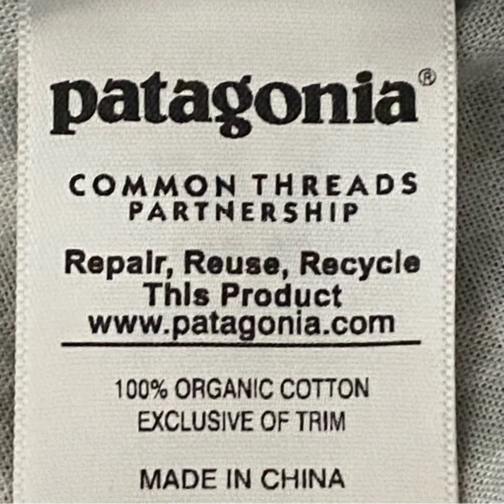 PATAGONIA double weave woven collarless flannel in ‘feather grey’. Size 0. EUC - Image 11