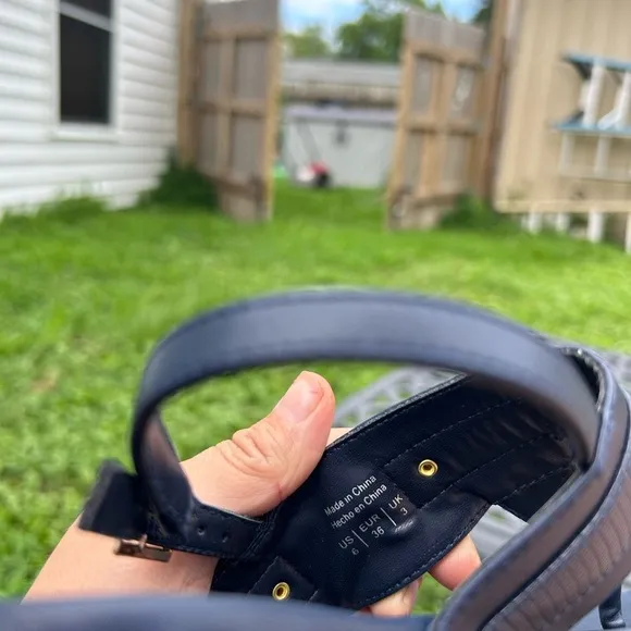 Market & Spruce Tarah Double Band Sandals - Brand‎ New navy blue size 6 - Image 3