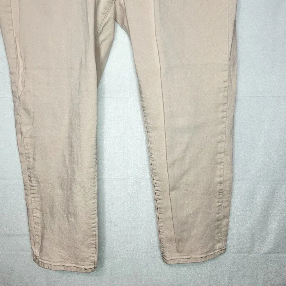 Sonoma Denim Capri Jeans Stretch Pale Pink Mid-Rise Size 10 (32x24) - Image 3