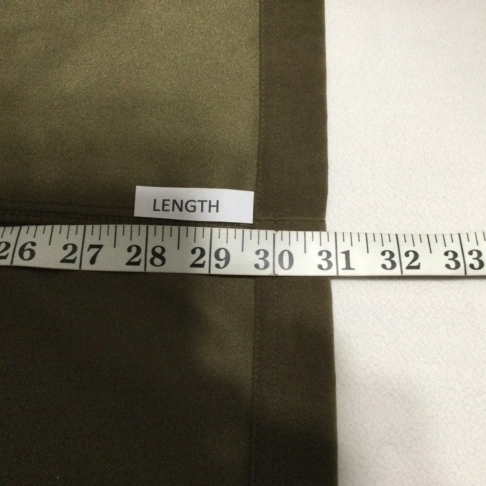 Denim & Co Women's 2 pc Pants & Long Sleeve Jacket Vintage 1970's Olive Green Size M - Image 8