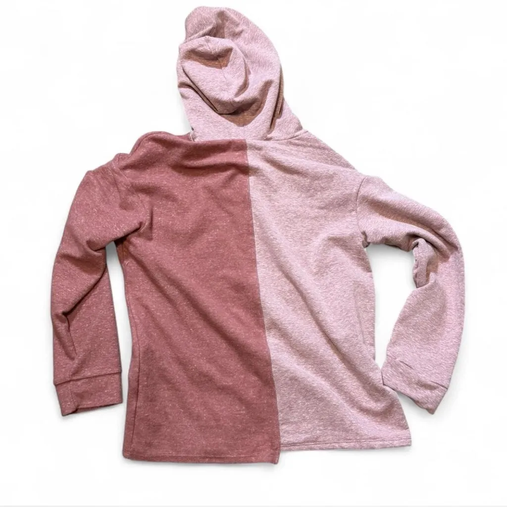 Two Tone Asymmetrical Hoodie‎ - Image 4