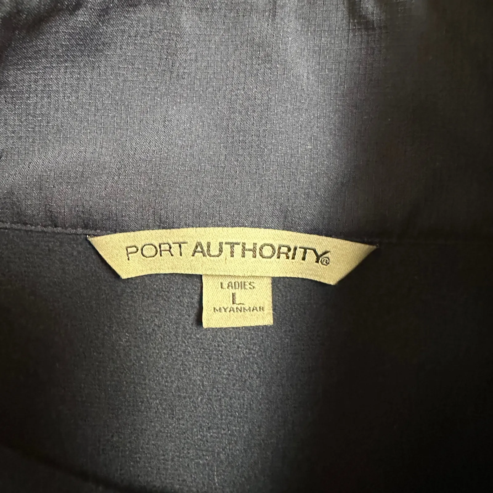Paramount Port Authority Ladies L Navy Blue Soft Shell Jacket Zip Up L - Image 3